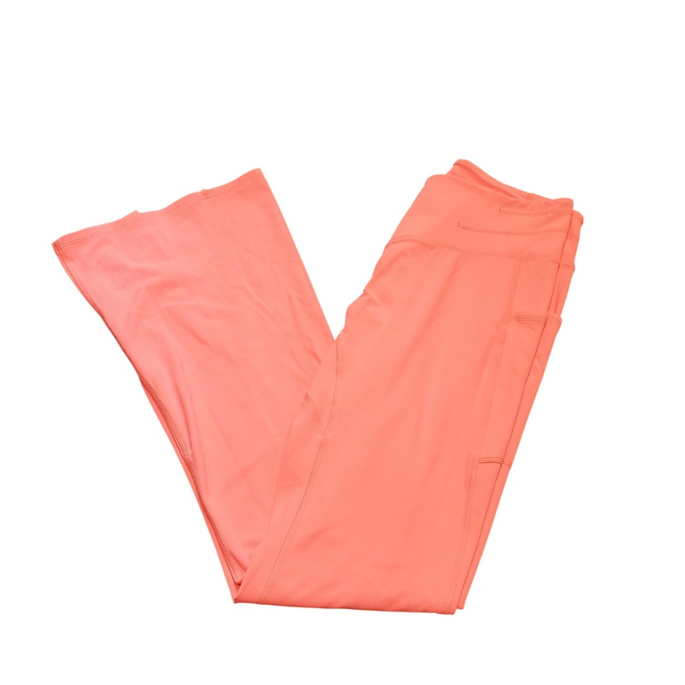 FP Movement Free People Never Better Flare Pants Leggings Bright Coral L Large‎
